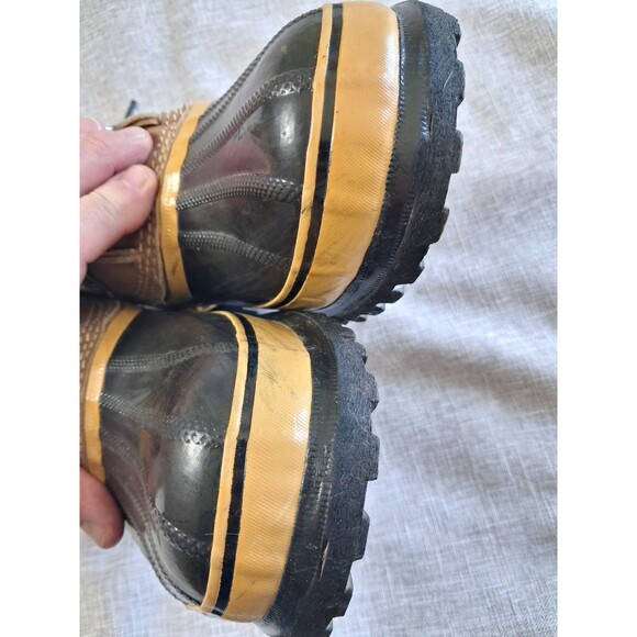 SOREL Men's Caribou Waterproof Boot Buff Size 8 Wool inserts Water proof - Picture 10 of 16